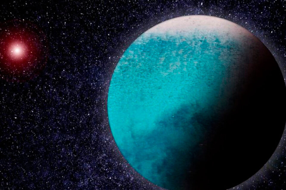 Un planeta podría albergar un gran océano de agua líquida, clave para la vida extraterrestre (Fuente: EFE)