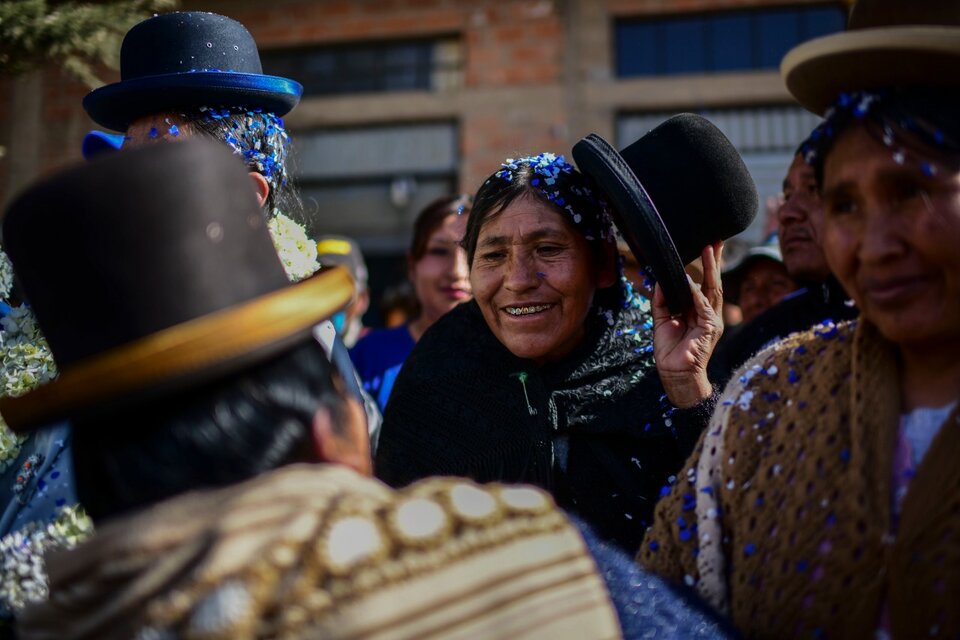 Festajo en El Alto. (Fuente: AFP)