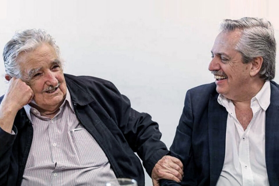 Alberto Fernández despidió con un cálido mensaje a Pepe Mujica. (Fuente: Télam)