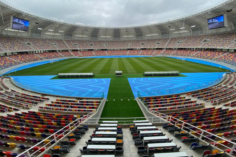 El estadio santiagueño es similar en un su estructura al Wanda Metropolitano de Madrid. (Fuente: NA)