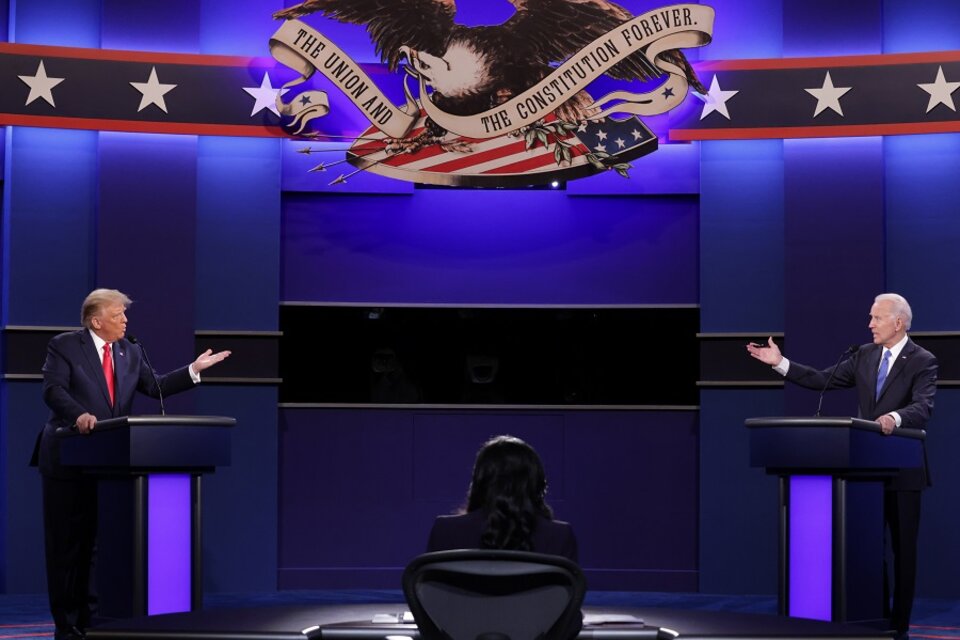 Los principales cruces entre Joe Biden y Donald Trump en el debate