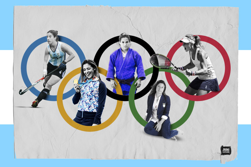 Aquí están, estas son las olímpicas argentinas (Fuente: Juan Battilana)