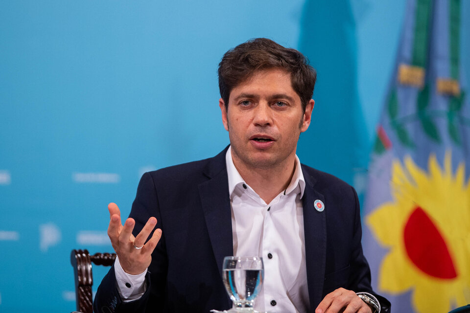 El gobernador de la provincia de Buenos Aires, Axel Kicillof. (Fuente: NA)