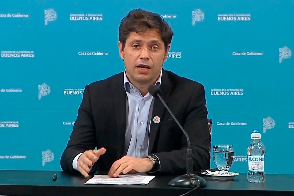 Axel Kicillof, gobernador de la provincia de Buenos Aires. (Fuente: NA)