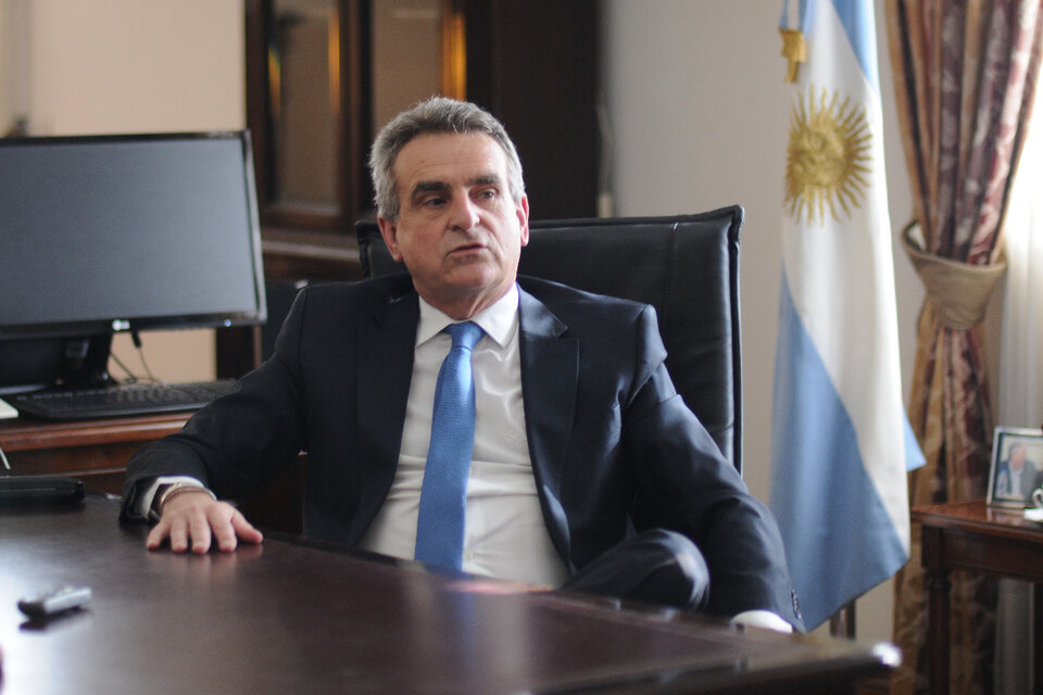 Agustín Rossi, ministro de Defensa.  (Fuente: Guadalupe Lombardo)