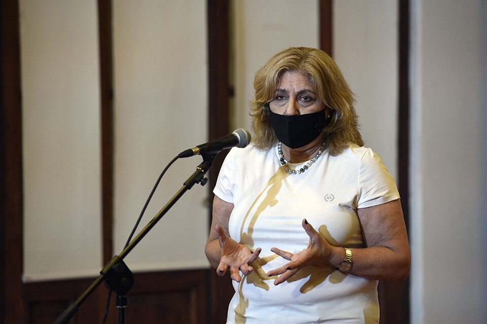 La ministra de Salud provincial Sonia Martorano. (Fuente: Andres Macera)