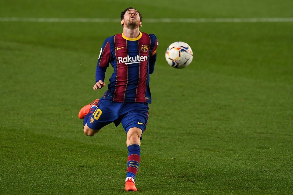 Messi, seis goles en la temporada: cinco fueron de penal. (Fuente: EFE)