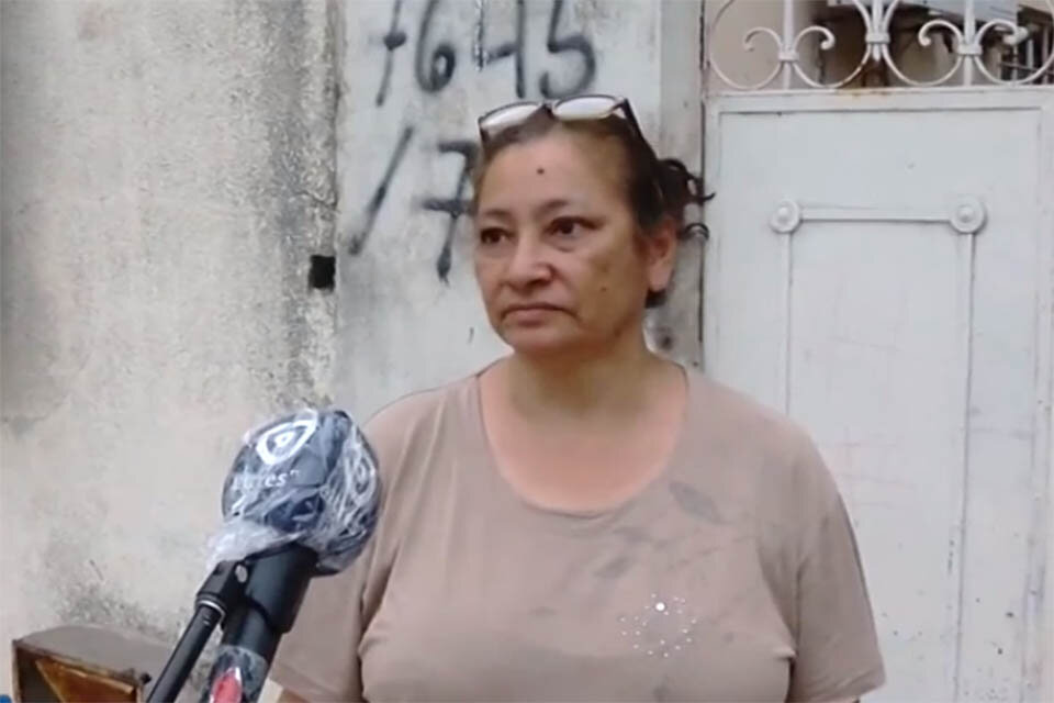 La abuela de Loana contó que estaba jugando en la vereda al ser herida. (Fuente: Gentileza Canal 3)