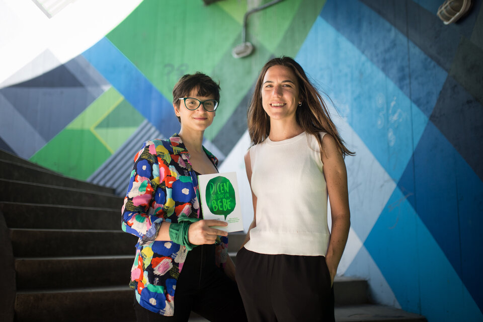 María Lina Carrera y Natalia Saralegui Ferrante, dos de las autoras del libro. (Fuente: Jose Nico)