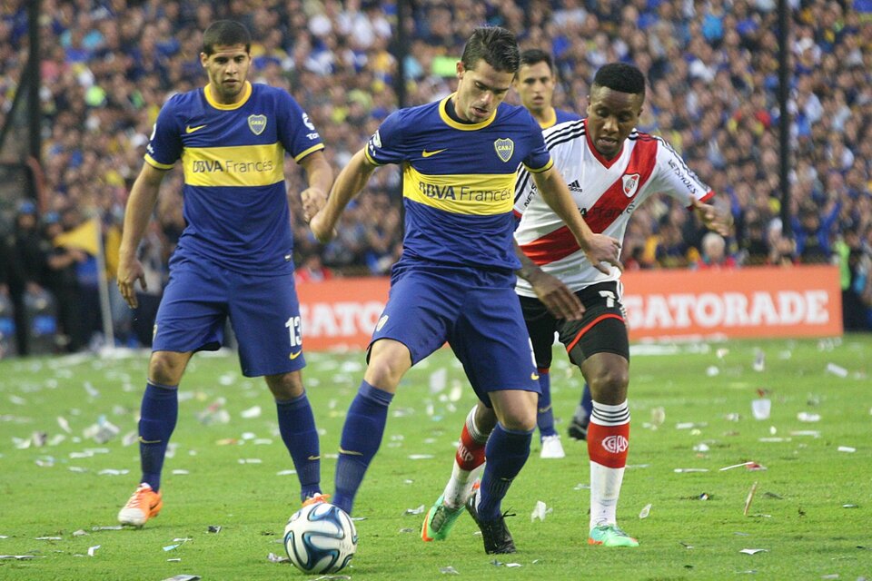 Fernando Gago vivió los mejores momentos de su carrera con la camiseta de Boca. (Fuente: Alejandro Leiva)