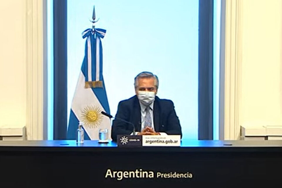Alberto Fernández se diferenció de Mauricio Macri.