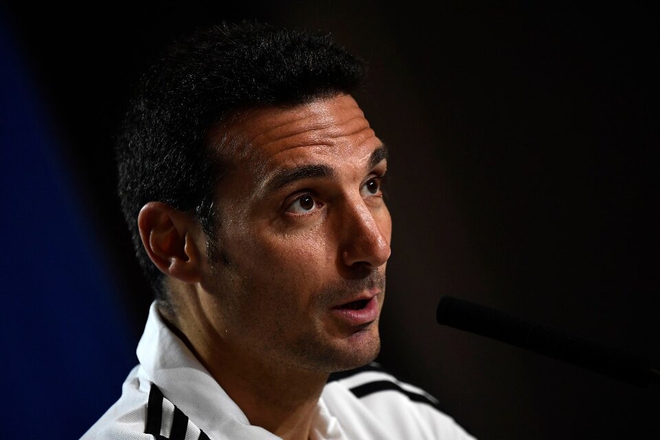 Scaloni consideró que dar el equipo n día antes resultaba "apresurado". (Fuente: AFP)