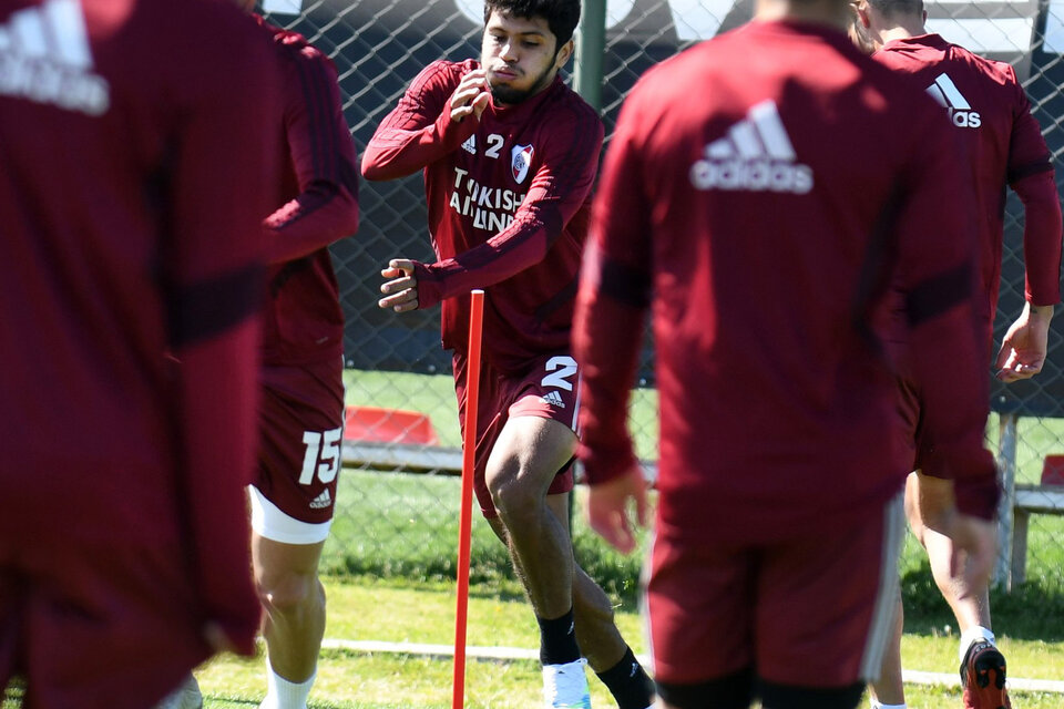 Entrenamiento de River en Ezeiza. (Fuente: Prensa River)