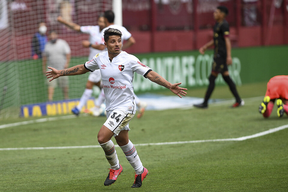 Palacios, autor del segundo gol leproso.