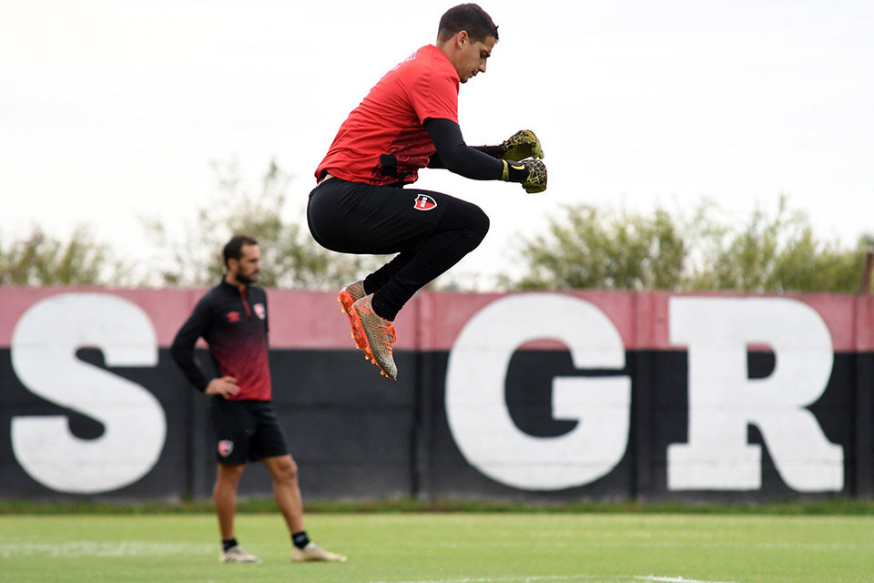 Aguerre volverá a entrenar con sus compañeros en marzo. (Fuente: Prensa NOB)