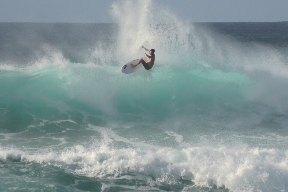 Santiago Muñiz en Hawaii. (Fuente: Prensa Surf)