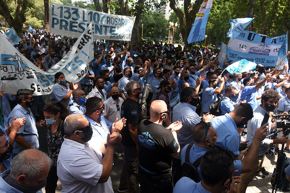 La movilización salió de la UTA y terminó en Gobernación