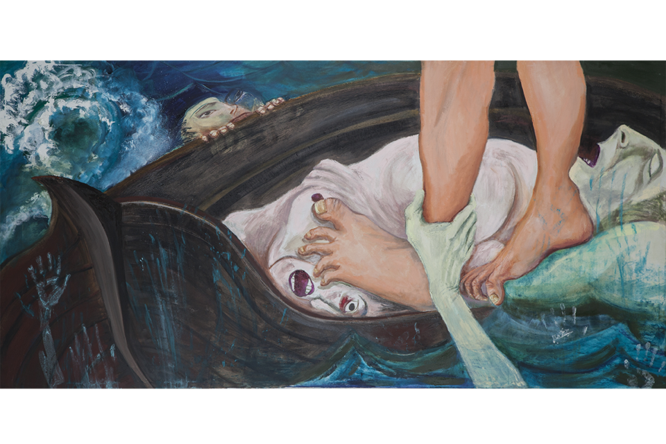 Marcia Schvartz pinta el "Infierno"