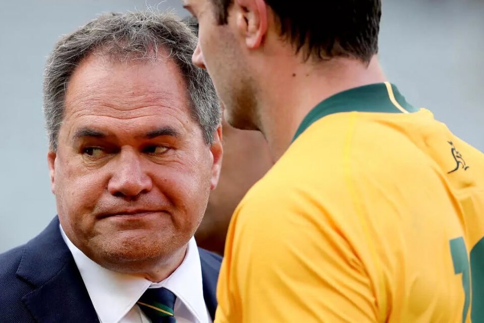 Dave Rennie, entrenador de Australia. (Fuente: AFP)