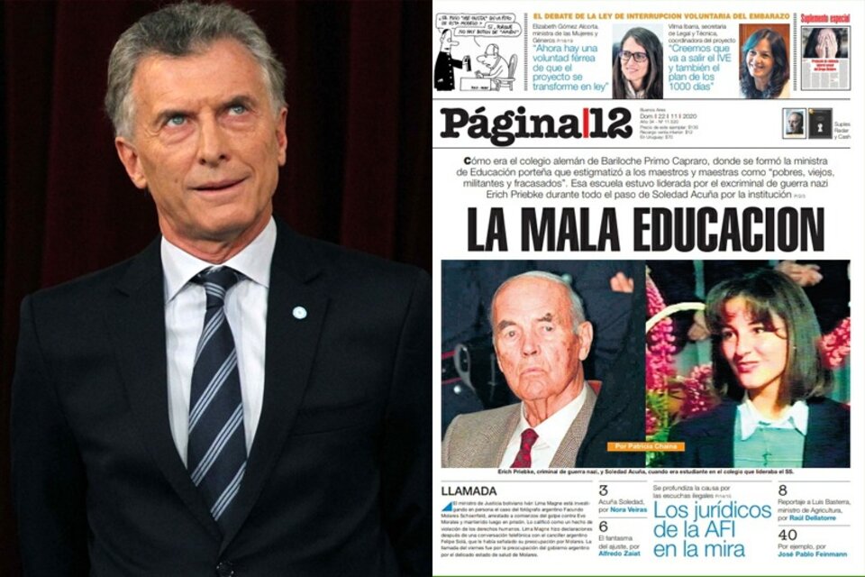 La insólita reacción de Macri y Juntos por el Cambio frente a la tapa de Página/12.