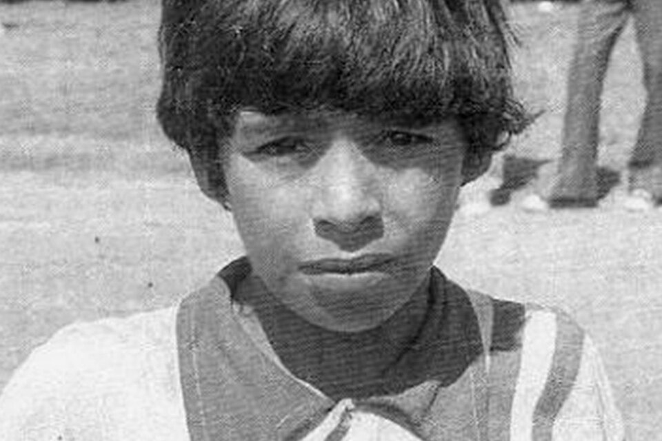 Diego, Cebollita, una de las primeras imágenes para la TV.