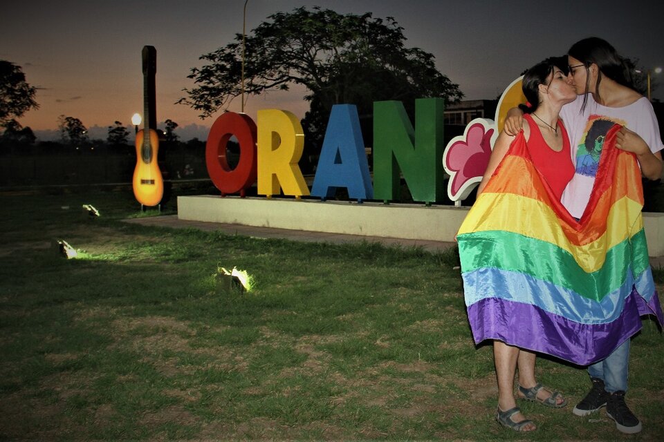 El colectivo LGBTIQ se moviliza en Orán 