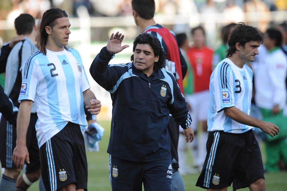 Diego Maradona y la Selección, una historia de amor. (Fuente: Télam)