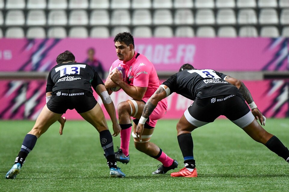 Matera en acción en el Stade. (Fuente: Prensa Stade Francais)