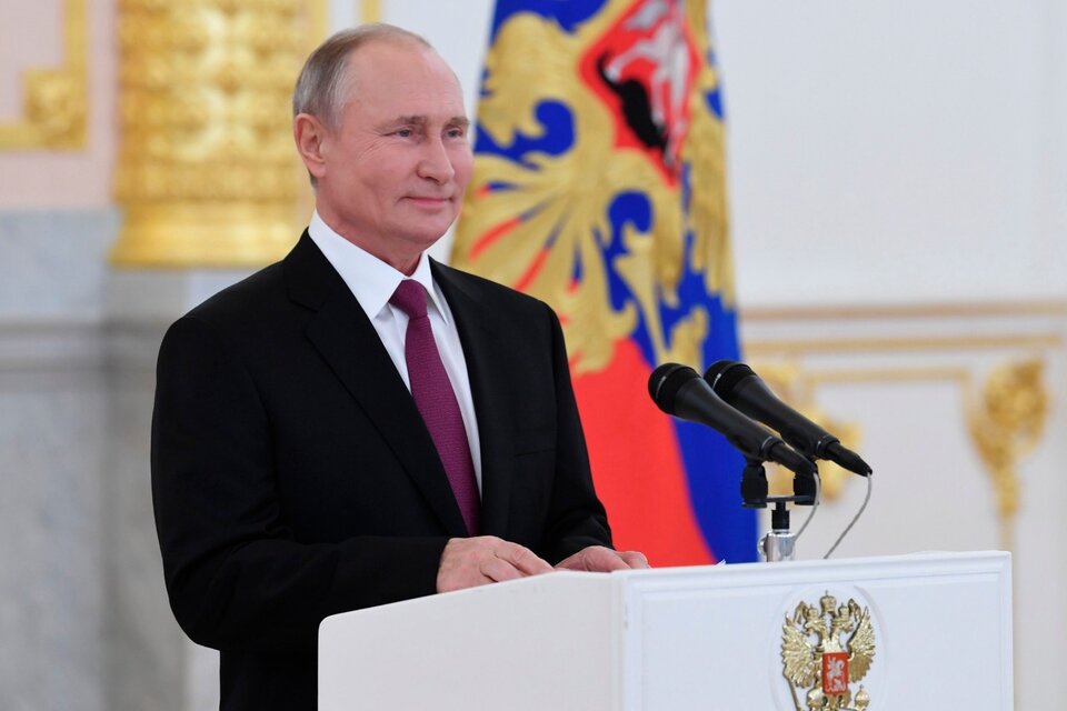 Vladimir Putin dio la órden directa en un discurso público, "a trabajar". (Fuente: EFE)