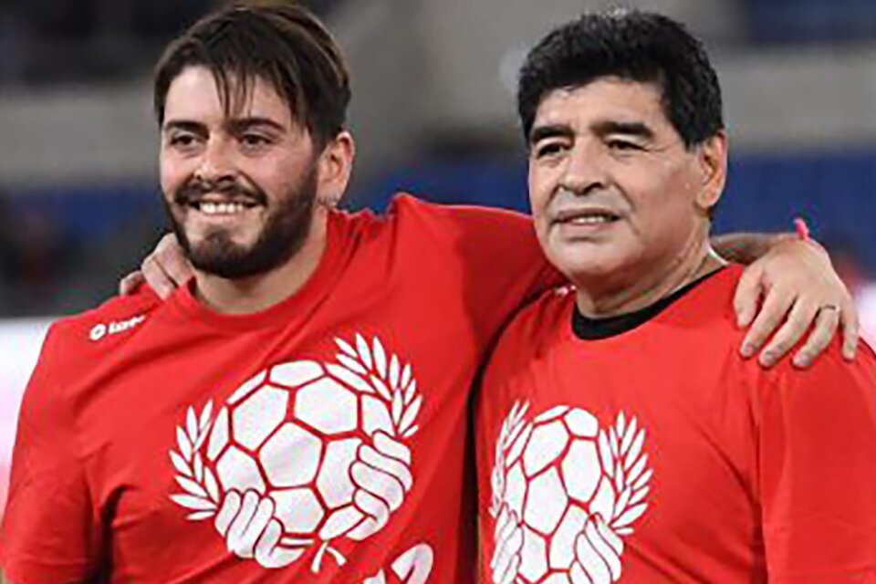 Diego Maradona Jr: "Los años vividos juntos no los olvidaré más" (Fuente: EFE)