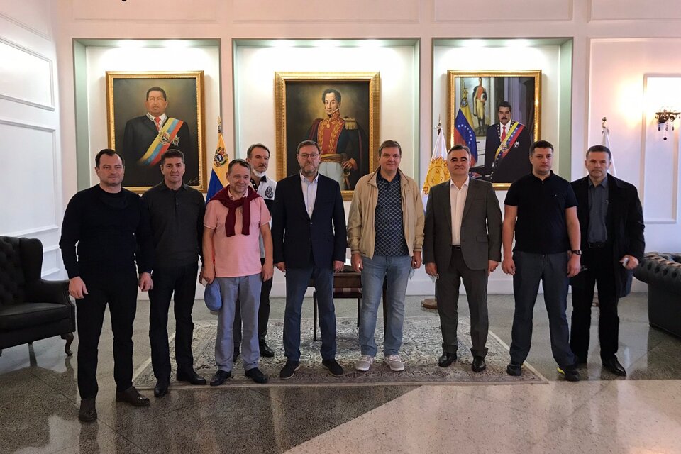 La delegación de veedores rusos, en Caracas para supervisar la votación  (Fuente: Twitter)