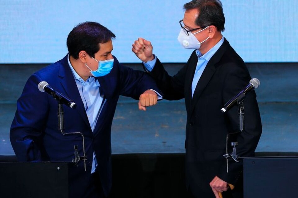 Andrés Arauz y Carlos Rabascall.  (Fuente: EFE)