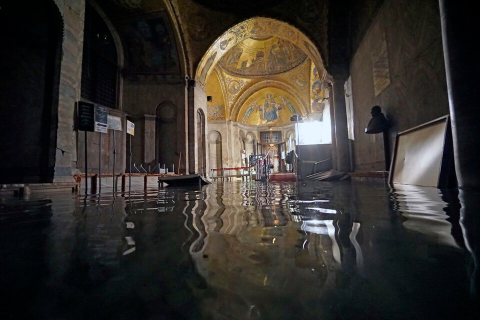 Venecia se prepara para el acqua alta un día después, ¿por qué se inundó el martes? (Fuente: EFE)