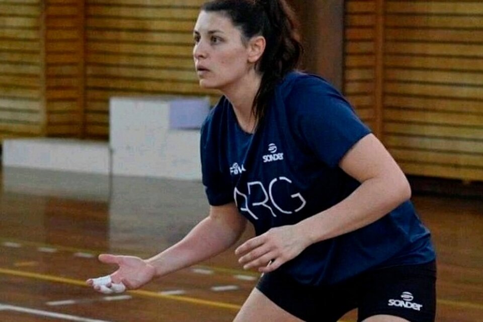 La voleibolista Mariángeles Cossar.