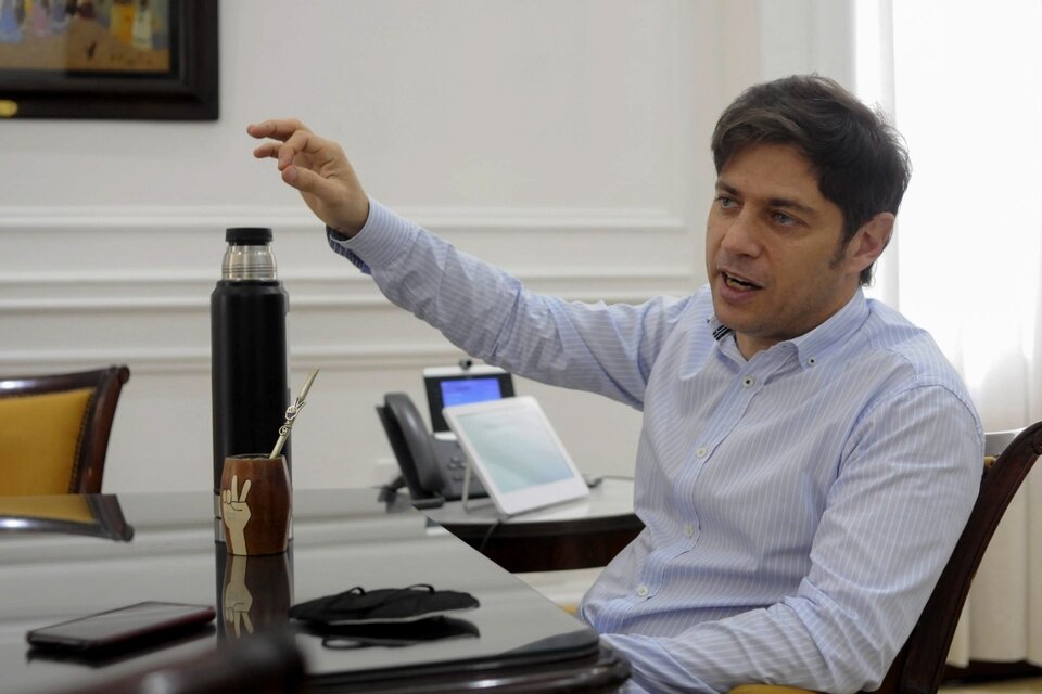 El gobernador de la provincia de Buenos Aires, Axel Kicillof. (Fuente: Télam)