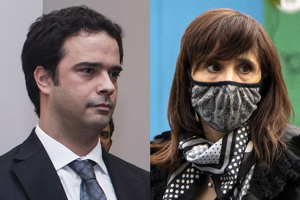Los fiscales de Lomas de Zamora Santiago Eyherabide y Cecilia Incardona.