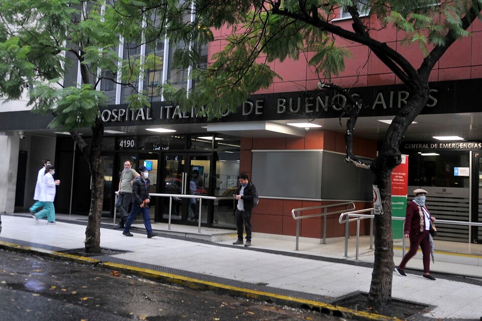 El Hospital Italiano se encuentra en el barrio de Almagro.  (Fuente: Sandra Cartasso)