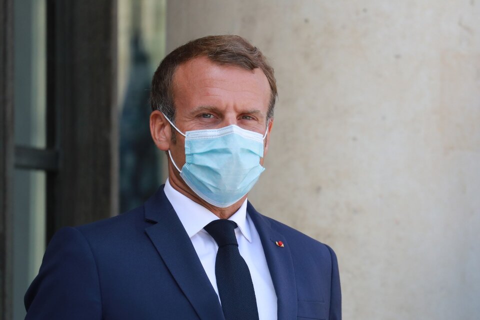 Emmanuel Macron dio positivio de coronavirus. (Fuente: AFP)