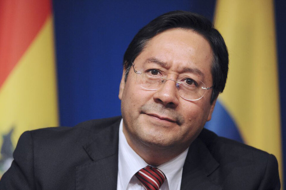 Luis Arce, presidente de Bolivia. 