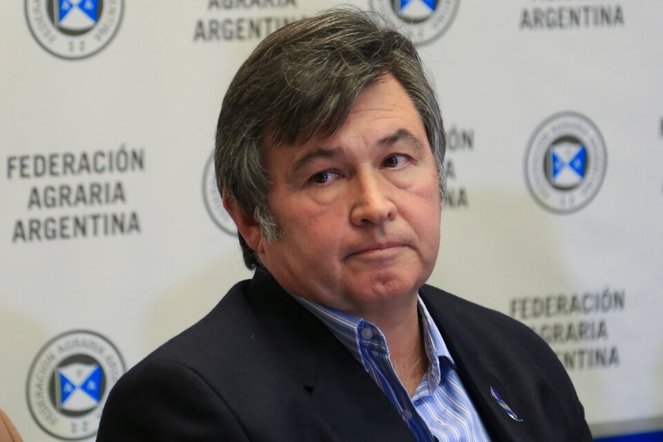 Daniel Pelegrina, presidente de la Sociedad Rural Argentina.  (Fuente: NA)