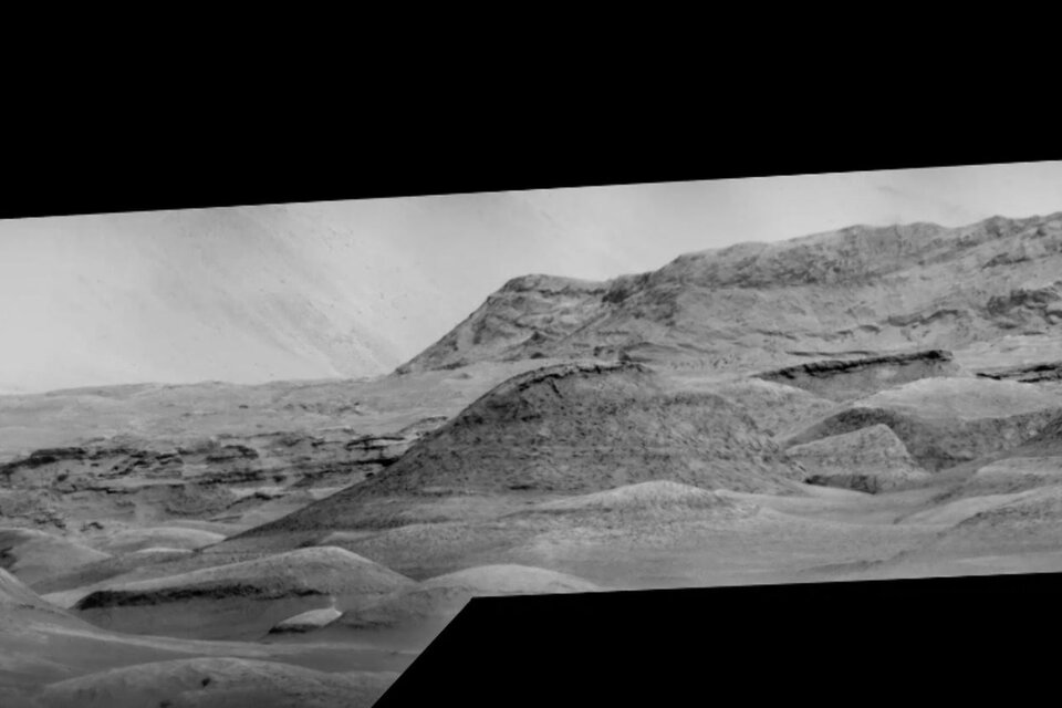 La impresionante foto panorámica que la NASA tomó en Marte. (Fuente: NASA)