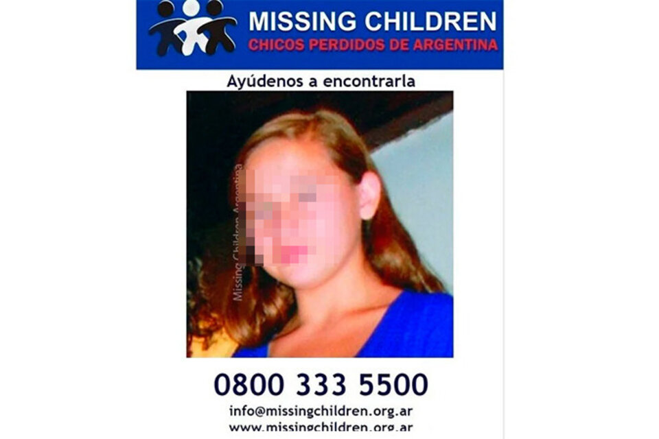 La joven formó parte de las listas de Missing Children e Interpol.