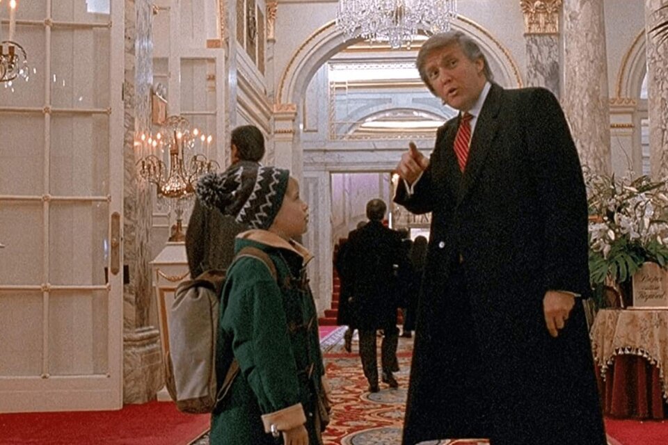 El momento en que Trump le mostró al pequeño Kevin el camino al lobby en "Mi Pobre Angelito 2"