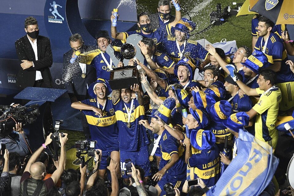 El título de Boca provocó alegría también a otros planteles del fútbol argentino. (Fuente: NA)