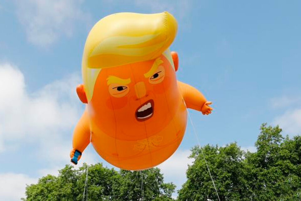 El Baby Trump estará en el Museo de Londres (Fuente: AFP)