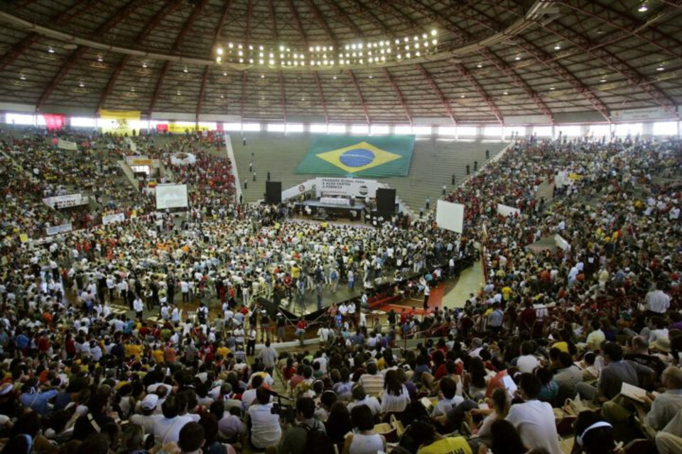 Porto Alegre, sede del FSM, en el cual hervía de esperanza en la lucha contra la globalización neoliberal. (Fuente: AFP)