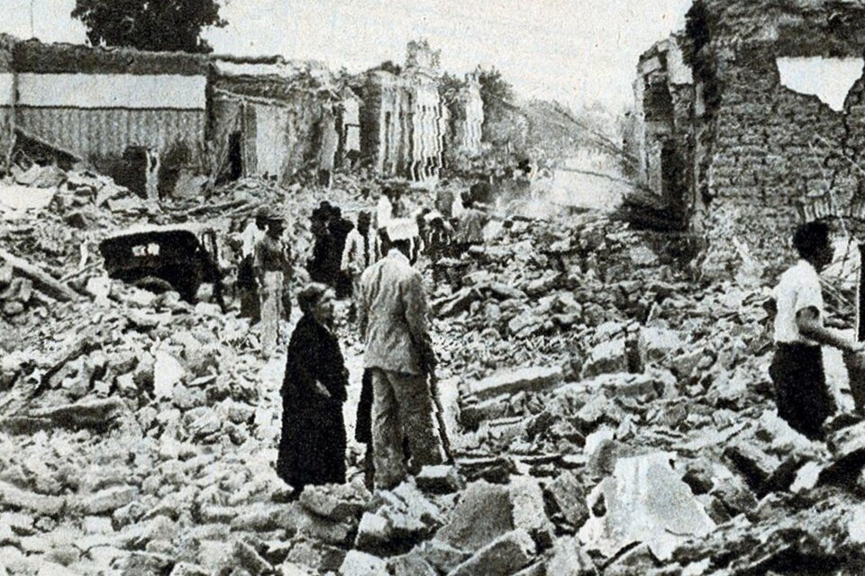 El terremoto de San Juan de 1944.