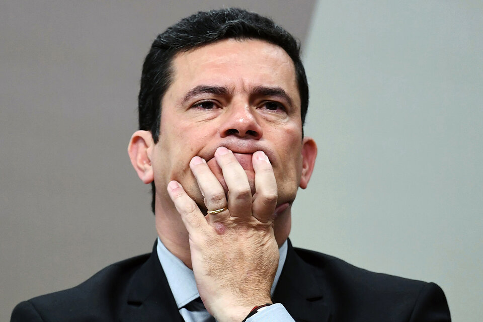 Sergio Moro, ex perseguidor de Lula y ex ministro de Justicia de Bolsonaro. (Fuente: AFP)
