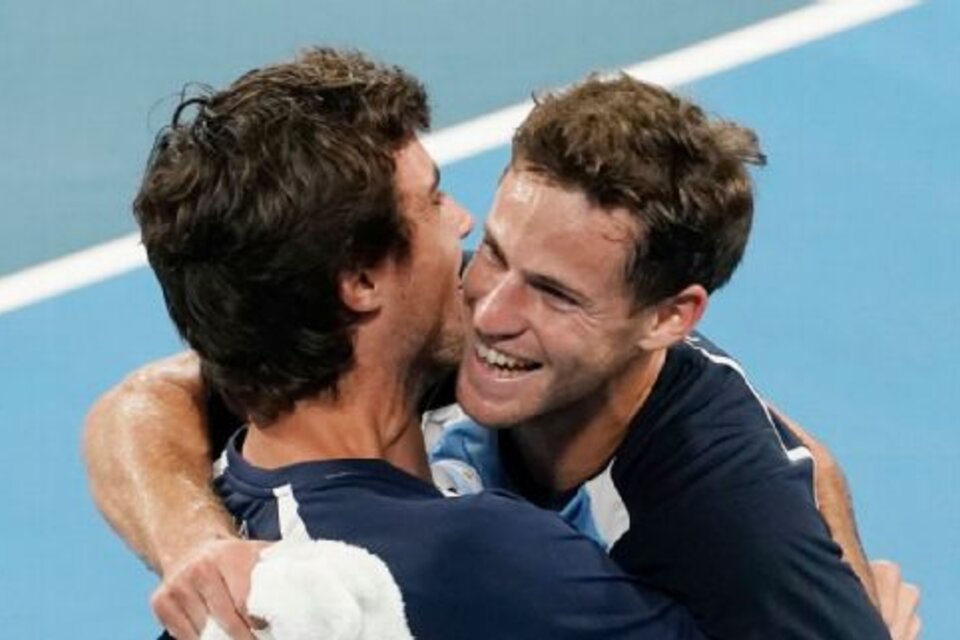 Pella y Schwartzman compartirán equipo en la ATP Cup 2021. (Fuente: Twitter)