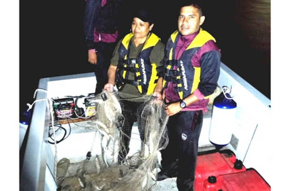 Muchos pescadores usan redes de más de 250, que están prohibidas  (Fuente: Gobierno de Salta)